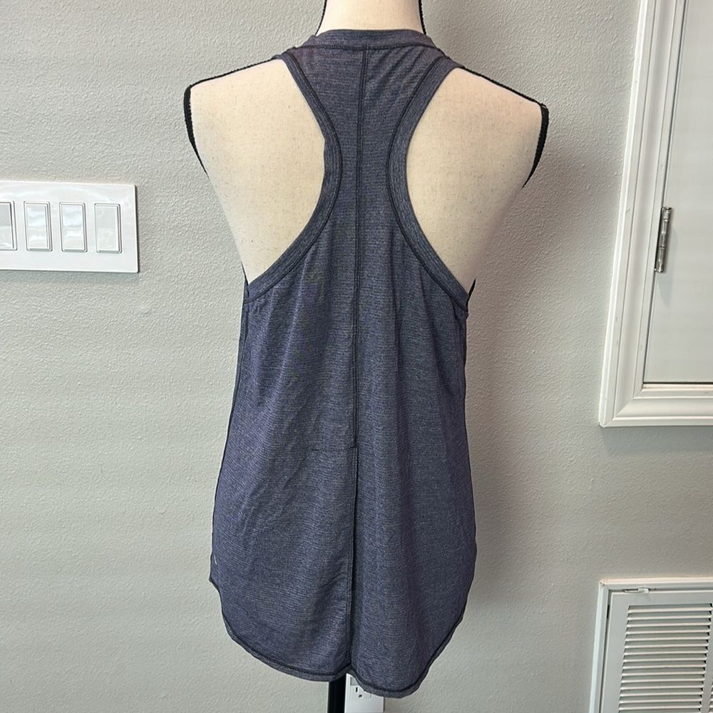 Lululemon Cool Racerback Blue Tank Top Size 8 - Picture 6 of 10